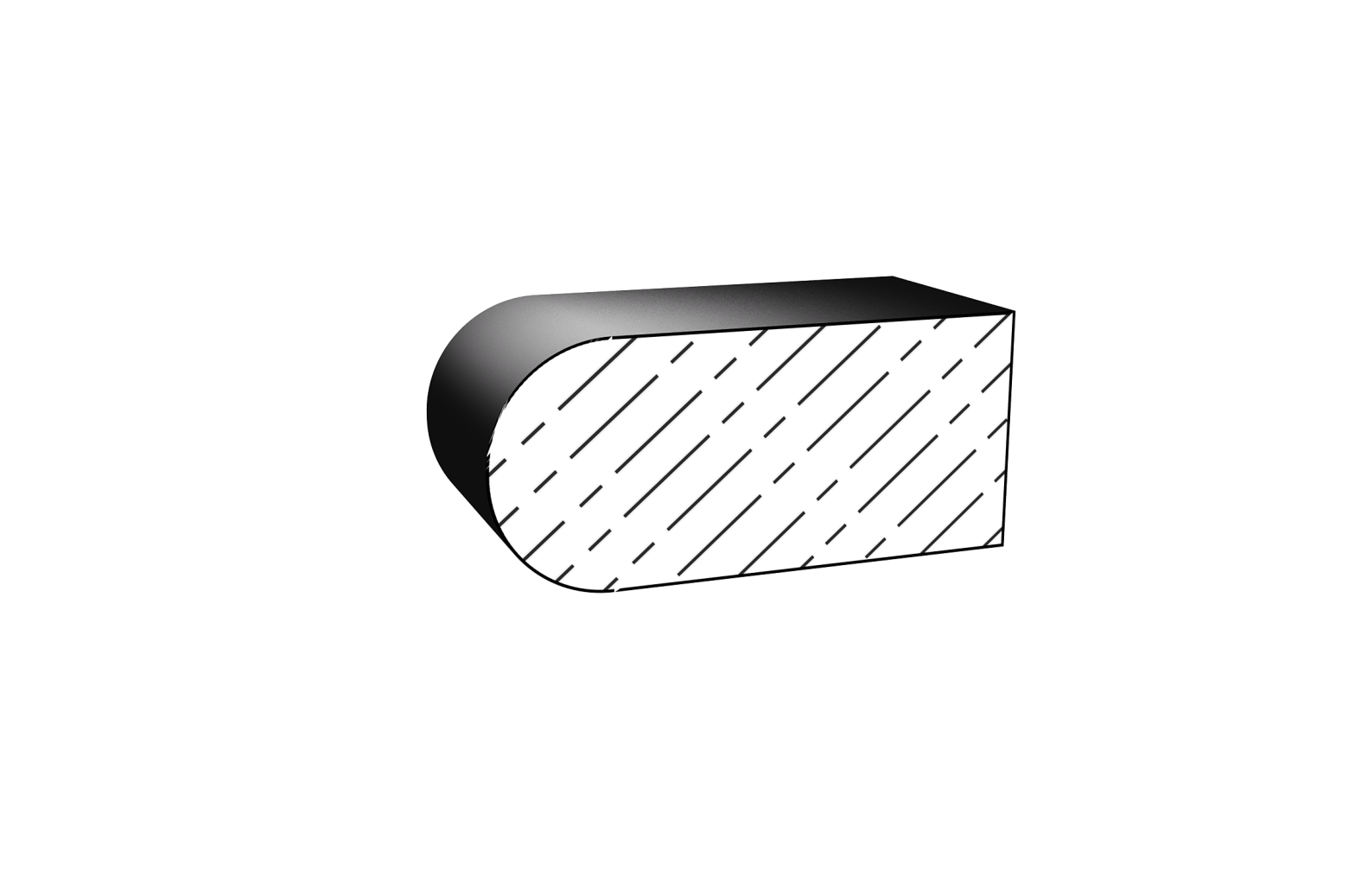 Sample Edge - Bullnose Profile