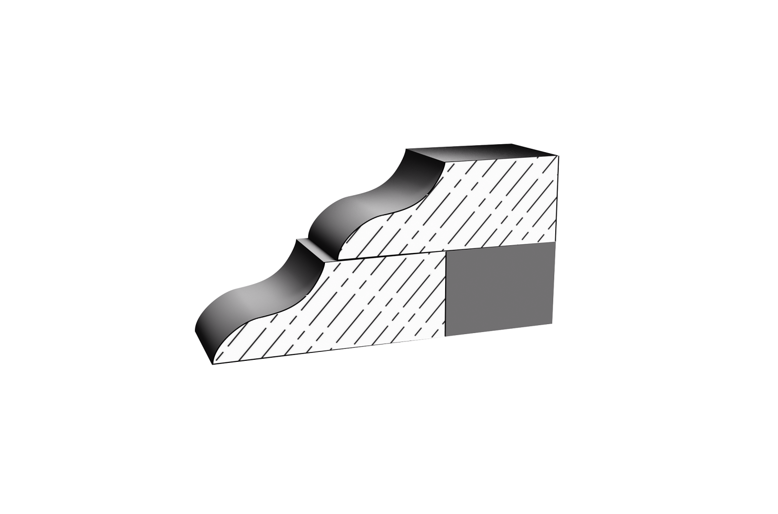 Sample Edge - Double Ogee Profile